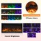 Electric Fireplace in-Wall Recessed with Remote Control and Adjustable Color and Brightness